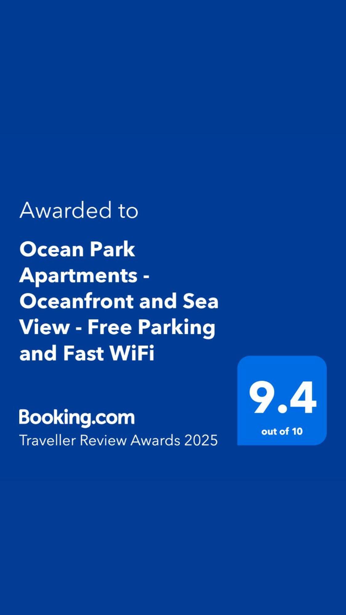 Ocean Park Apartments - Oceanfront - Free Parking And Fast Wifi Эдинбург Экстерьер фото